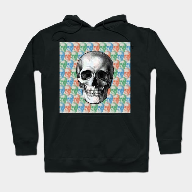 RGB Skulls Hoodie by Artboy